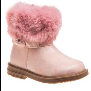 Nanette Lenore Girls Winter Boots sz 6  Pink NEW# bag L-52